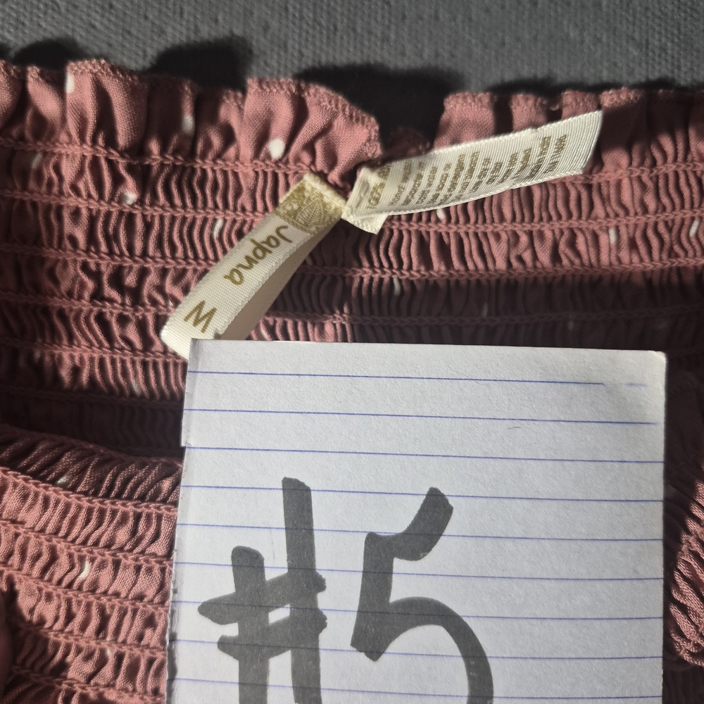 Japna Mauve Pink Smocked Tube Top